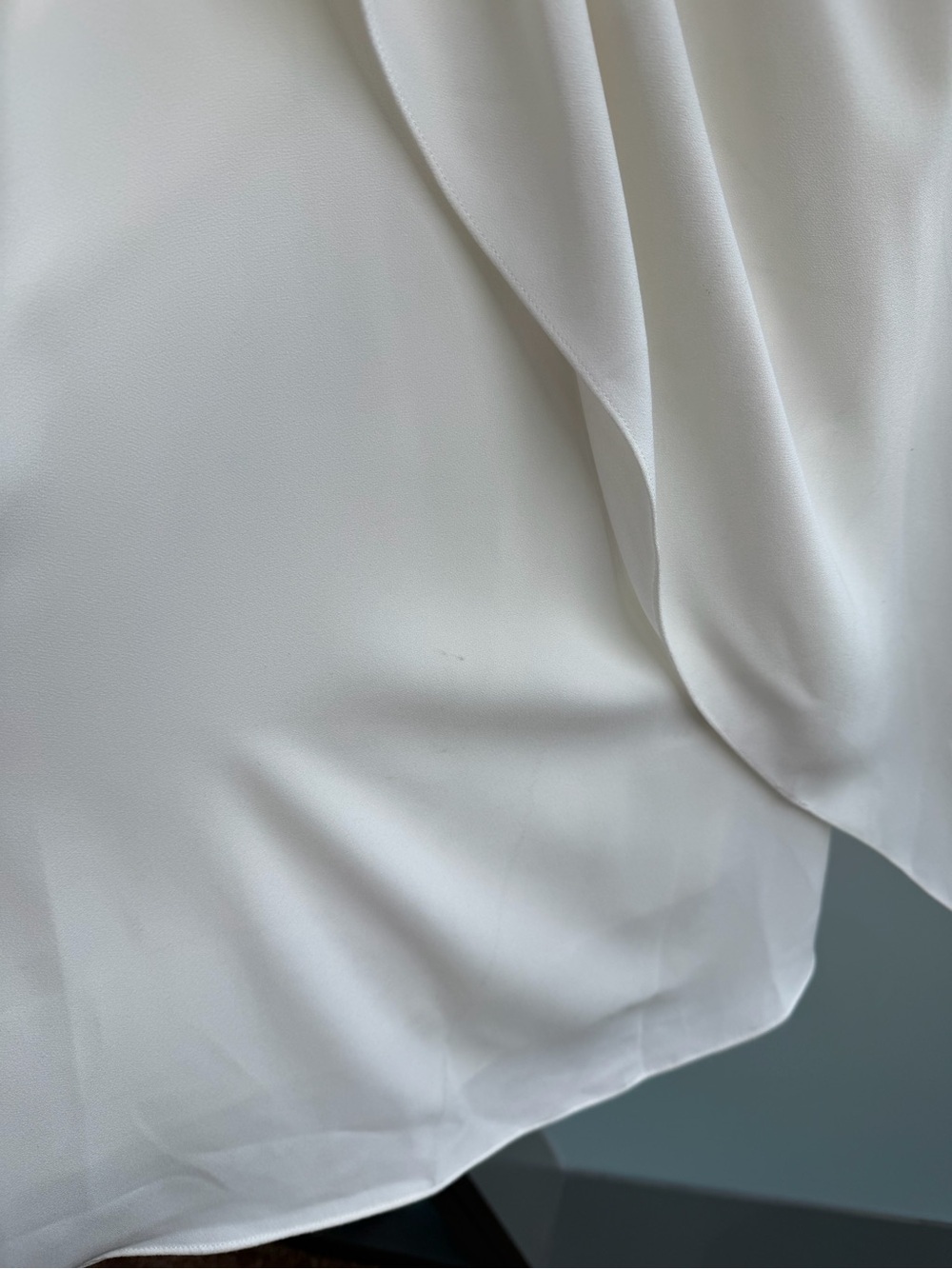 Trina Turk Summer White Flowy One Shoulder Dress - Picture 5 of 6